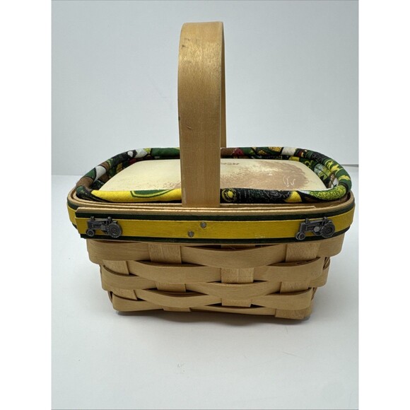 John Deere Tractor Longaberger Basket Liner Serving Solutions Protector Tea 2006 - Picture 1 of 16